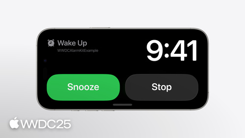 Wake up to the AlarmKit API